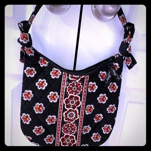 Vera Bradley Black Pirouette small handbag